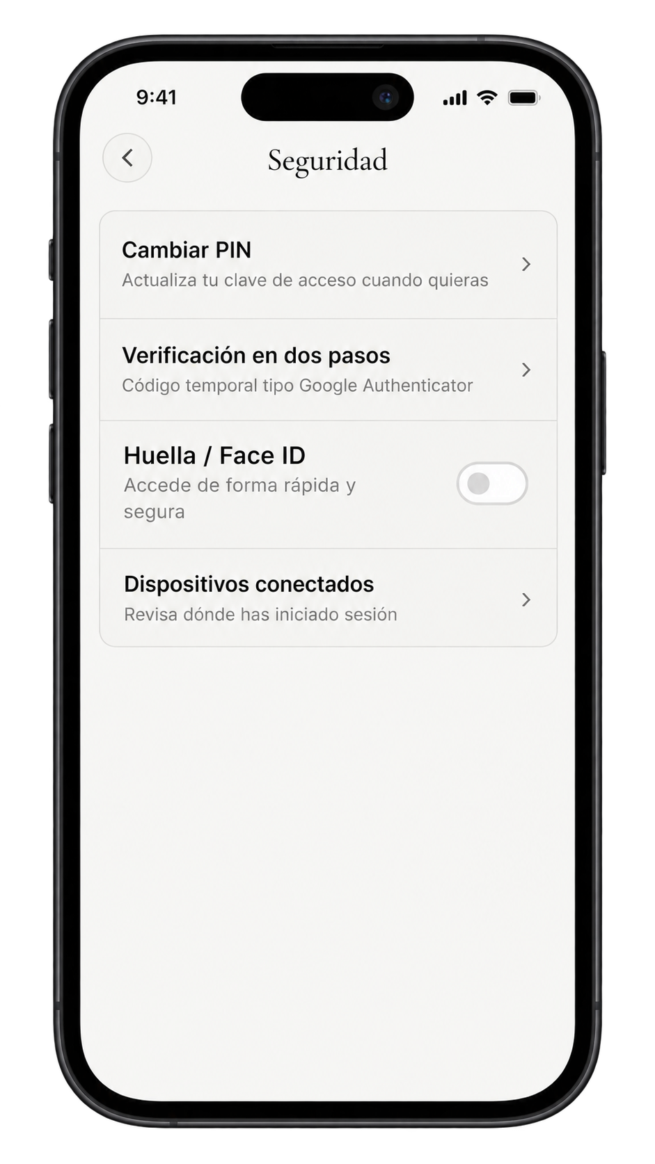 Sécurité Genbia Wallet